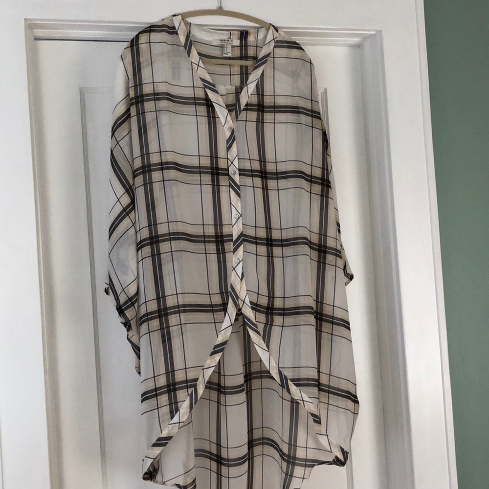 Forever 21, long tunic or bathing suit cover